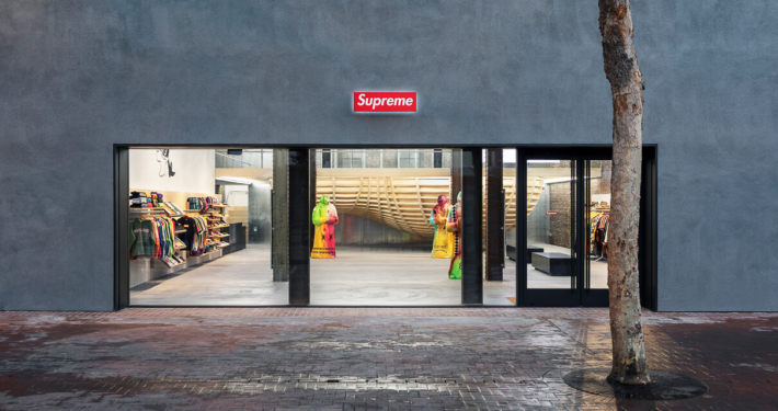 Exteriors Shot of the Supreme outpost in San Francisco